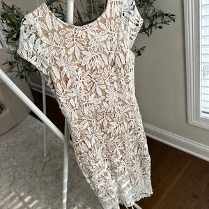 Lulus White Dress, Size Small